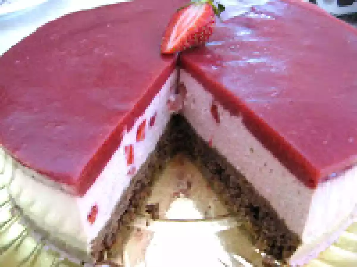 Cheesecake cu capsuni