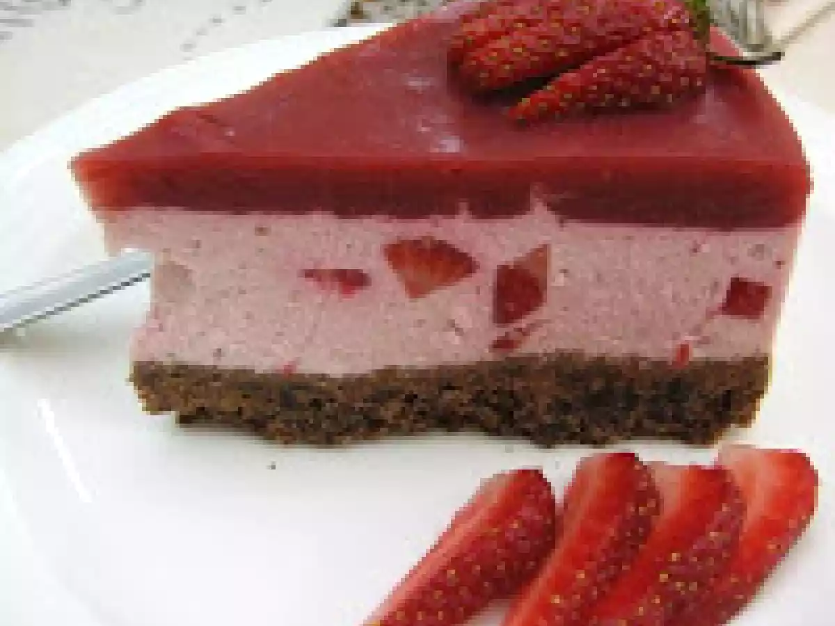 Cheesecake cu capsuni - poza 3