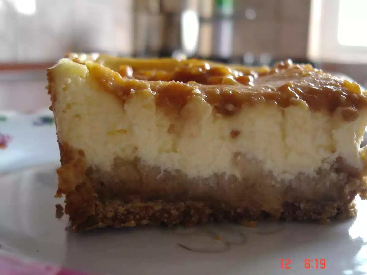 Cheesecake cu caramel