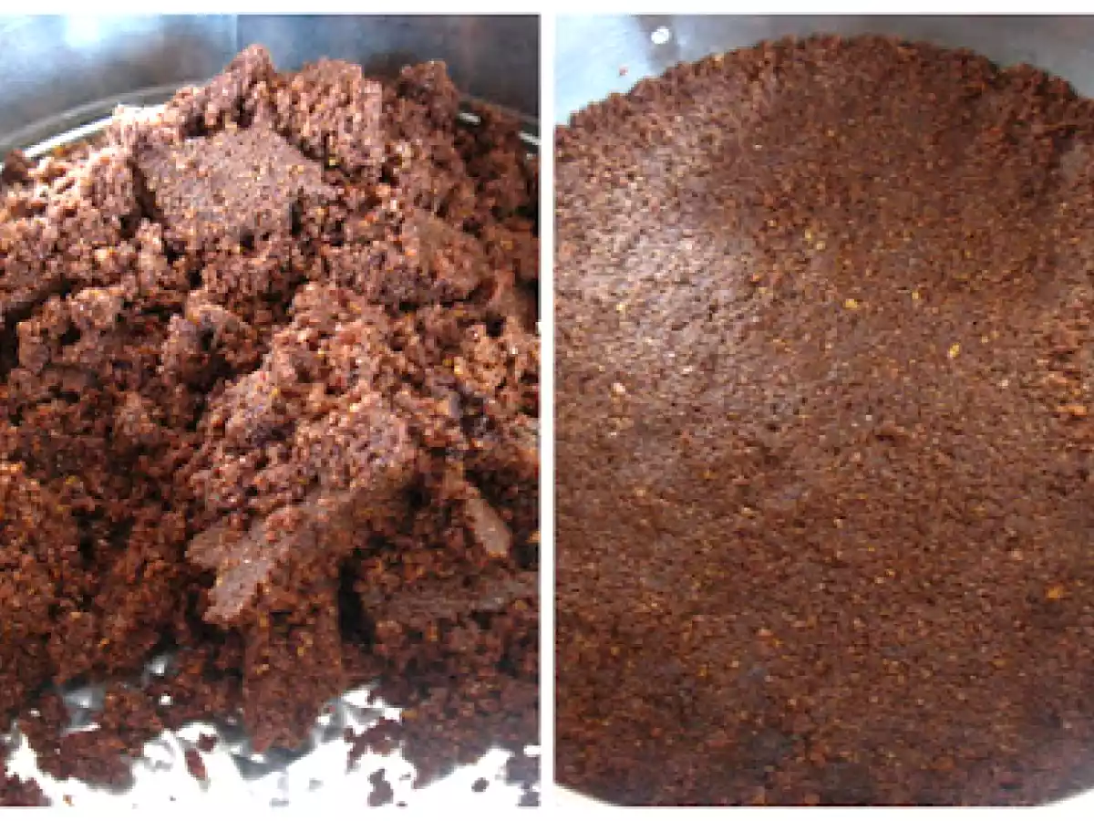 Cheesecake cu ciocolata si alune de padure - poza 2