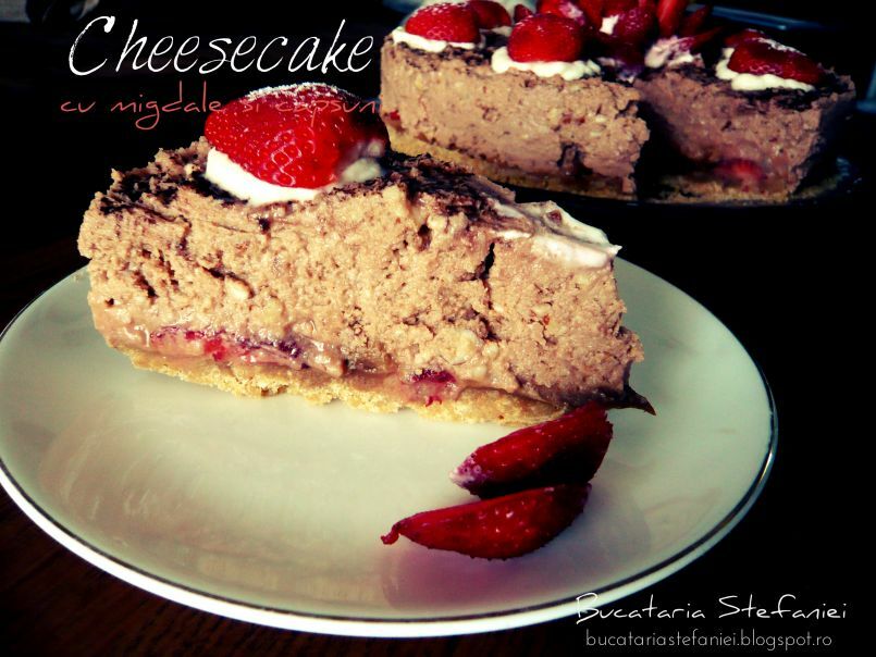 Cheesecake cu migdale si capsuni - poza 7