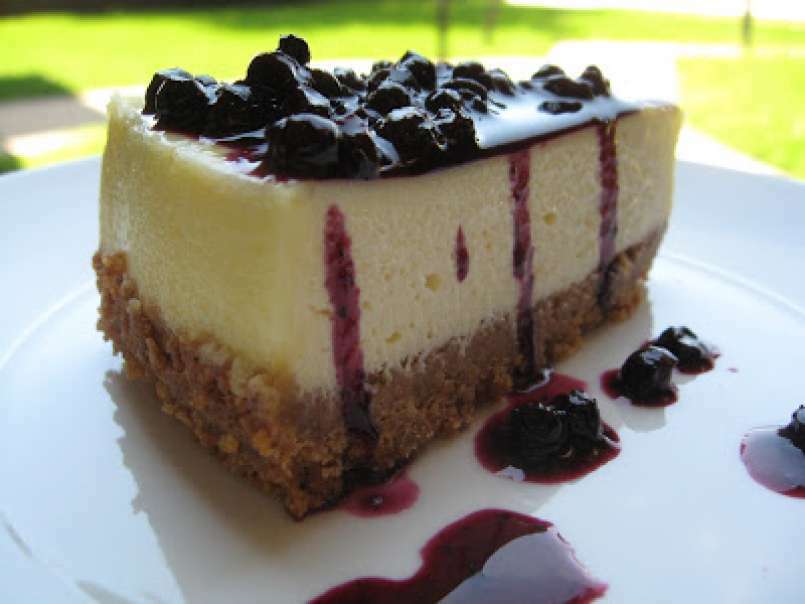 Cheesecake cu sos de afine/ Blueberry Cheesecake