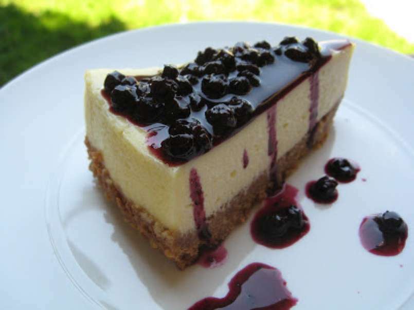 Cheesecake cu sos de afine/ Blueberry Cheesecake - poza 3