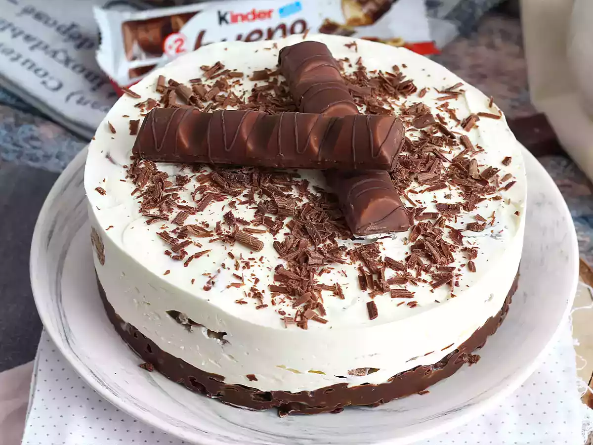 Cheesecake Kinder Bueno - poza 4