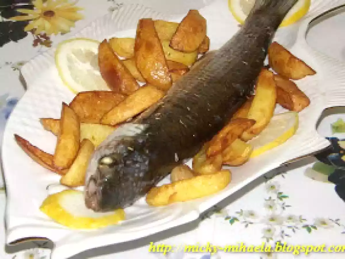 Chefal cu usturoi si rozmarin