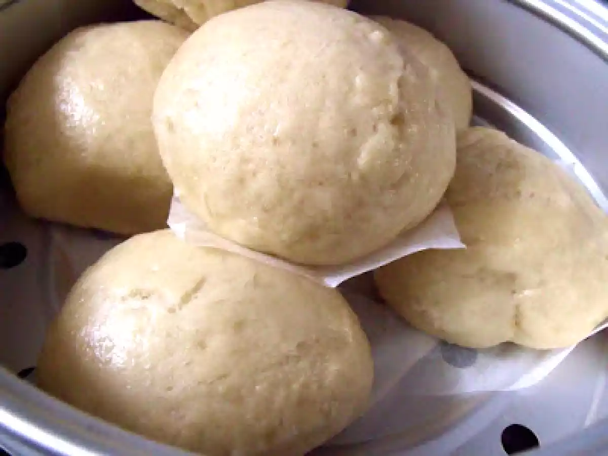 CHIFLE CHINEZESTI LA ABUR (CHINESE STEAMED BUNS) - poza 3