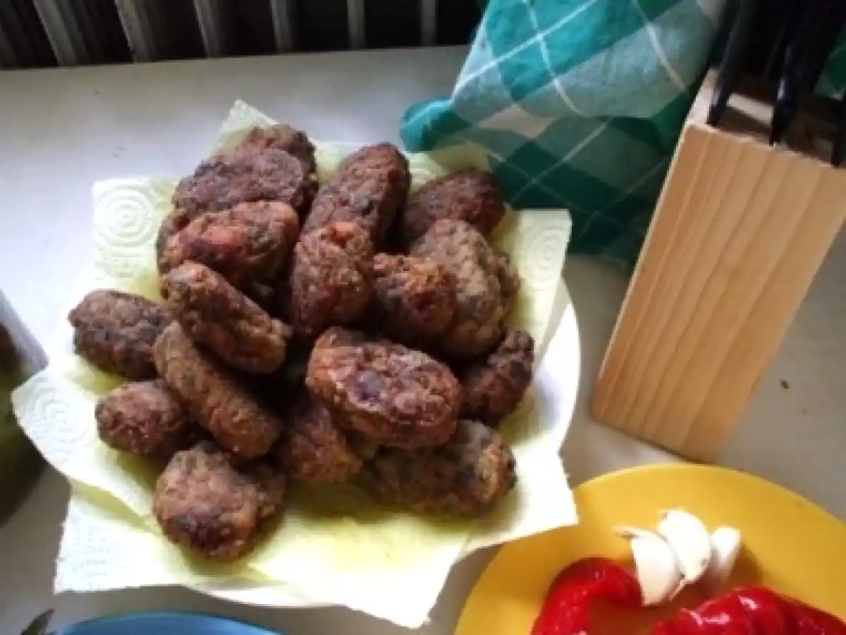 Chiftele de ciuperci cu legume