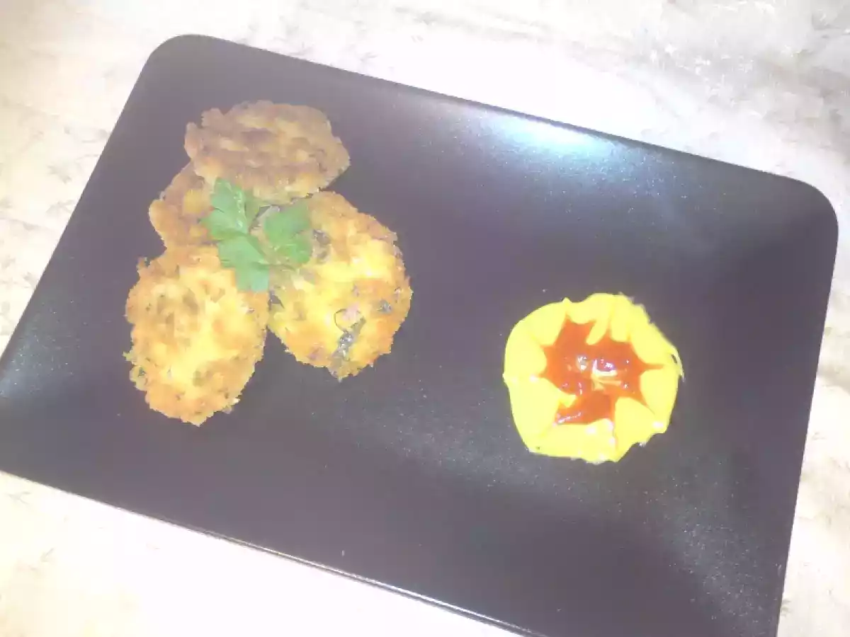 Chiftele de legume, ciuperci si orez