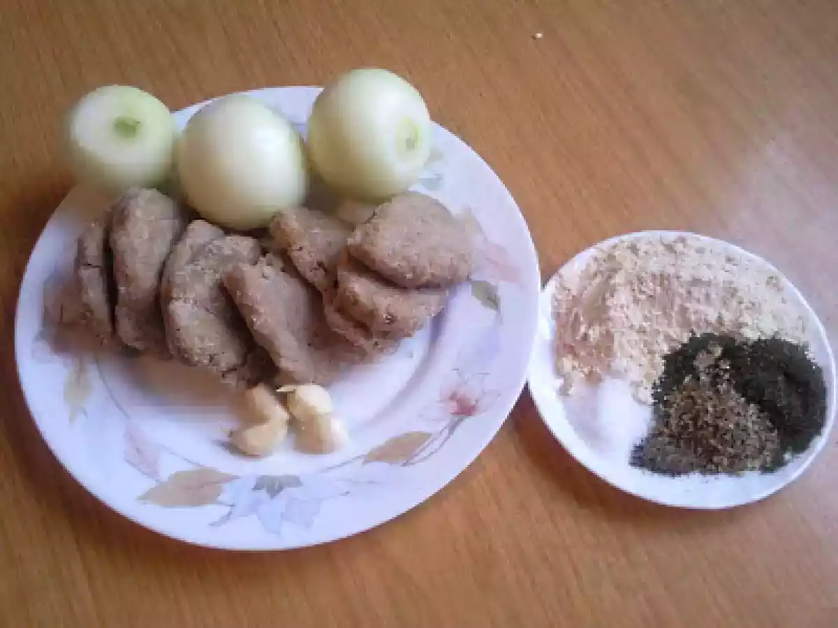 CHIFTELUTE DE SEITAN / TORTITAS DE SEITAN - poza 2