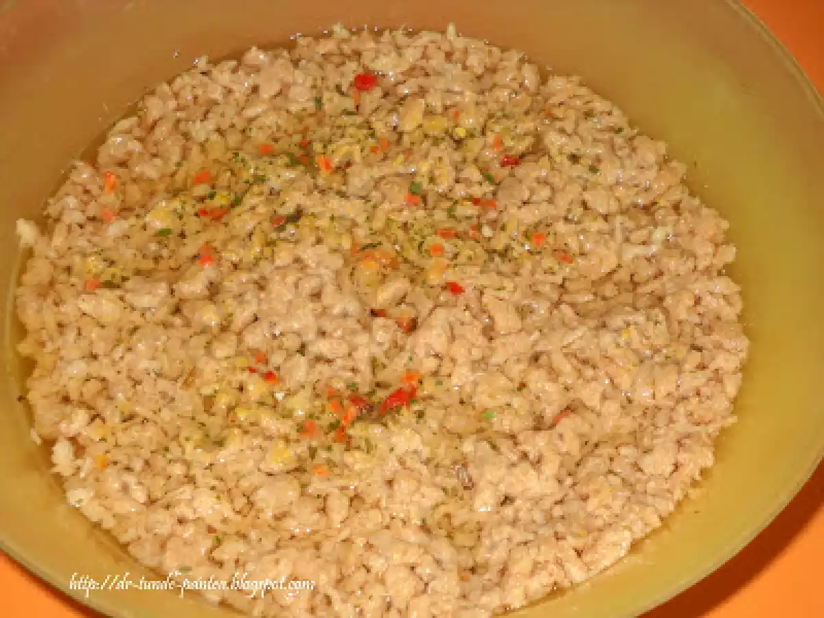 Chiftelute de soia cu garnitura de cartofi pire cu brocoli - poza 2