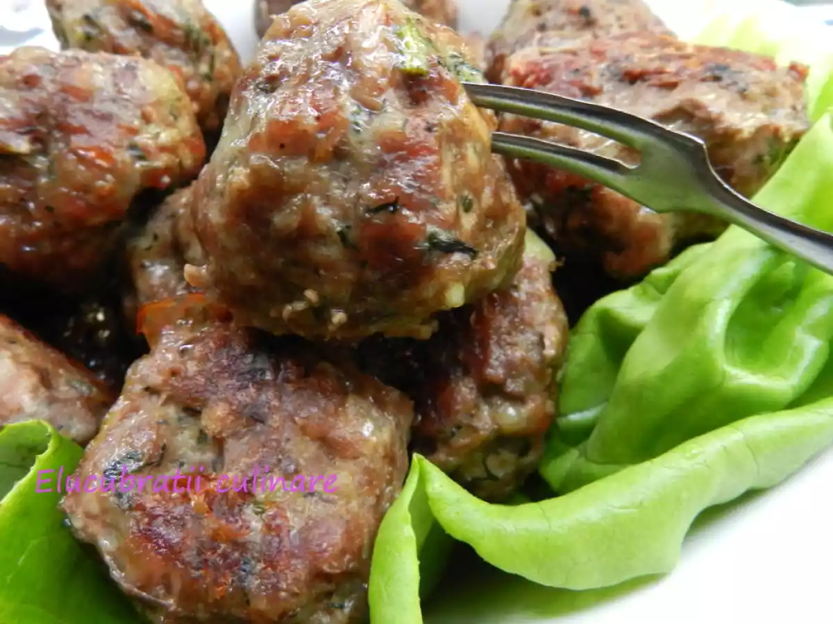 Chifteluțe dietetice de vită la cuptor - poza 3