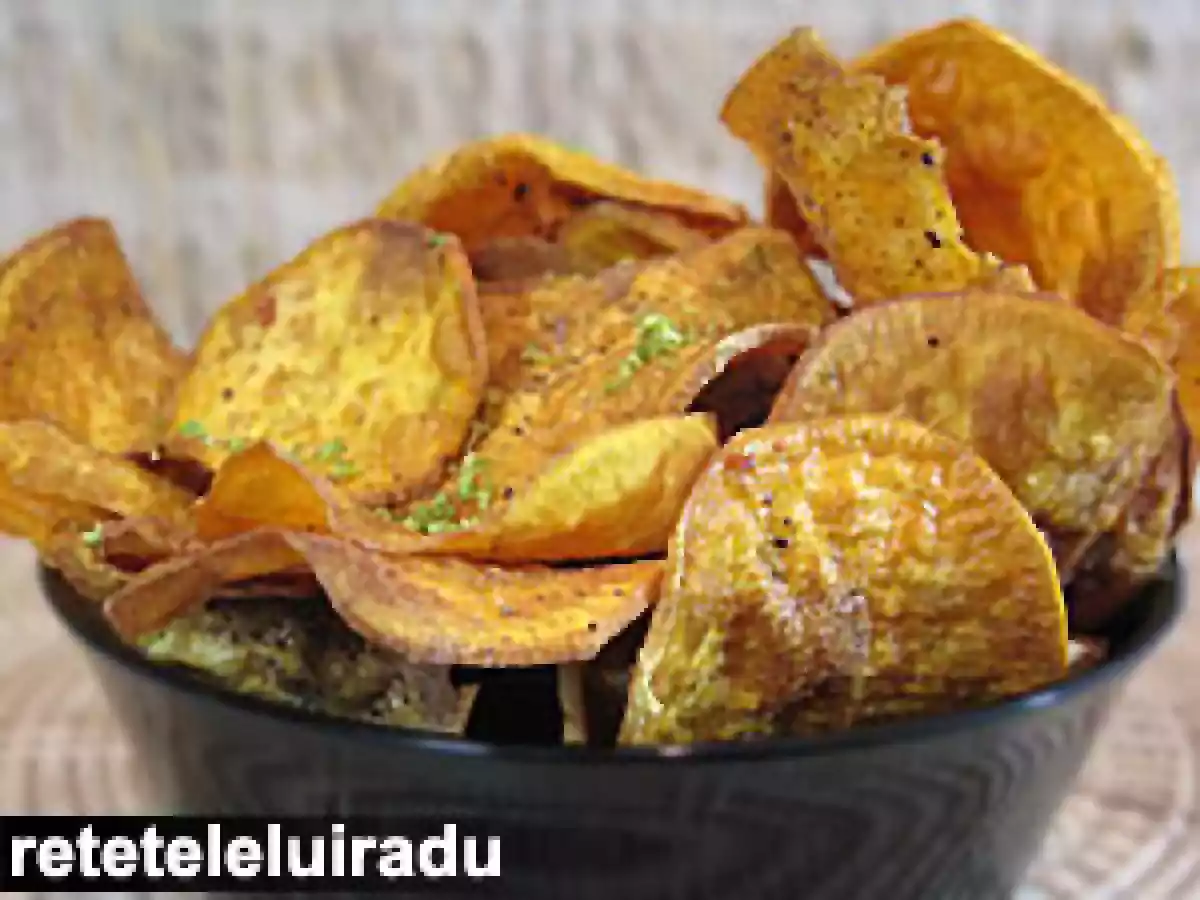 Chipsuri de cartofi dulci