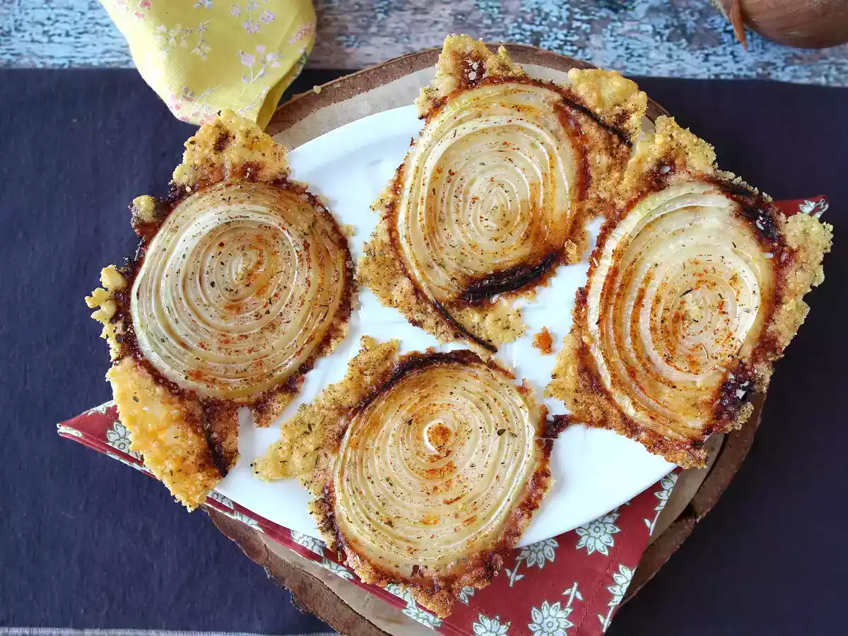 Chipsuri de casă super crocante cu ceapă și parmezan - poza 6