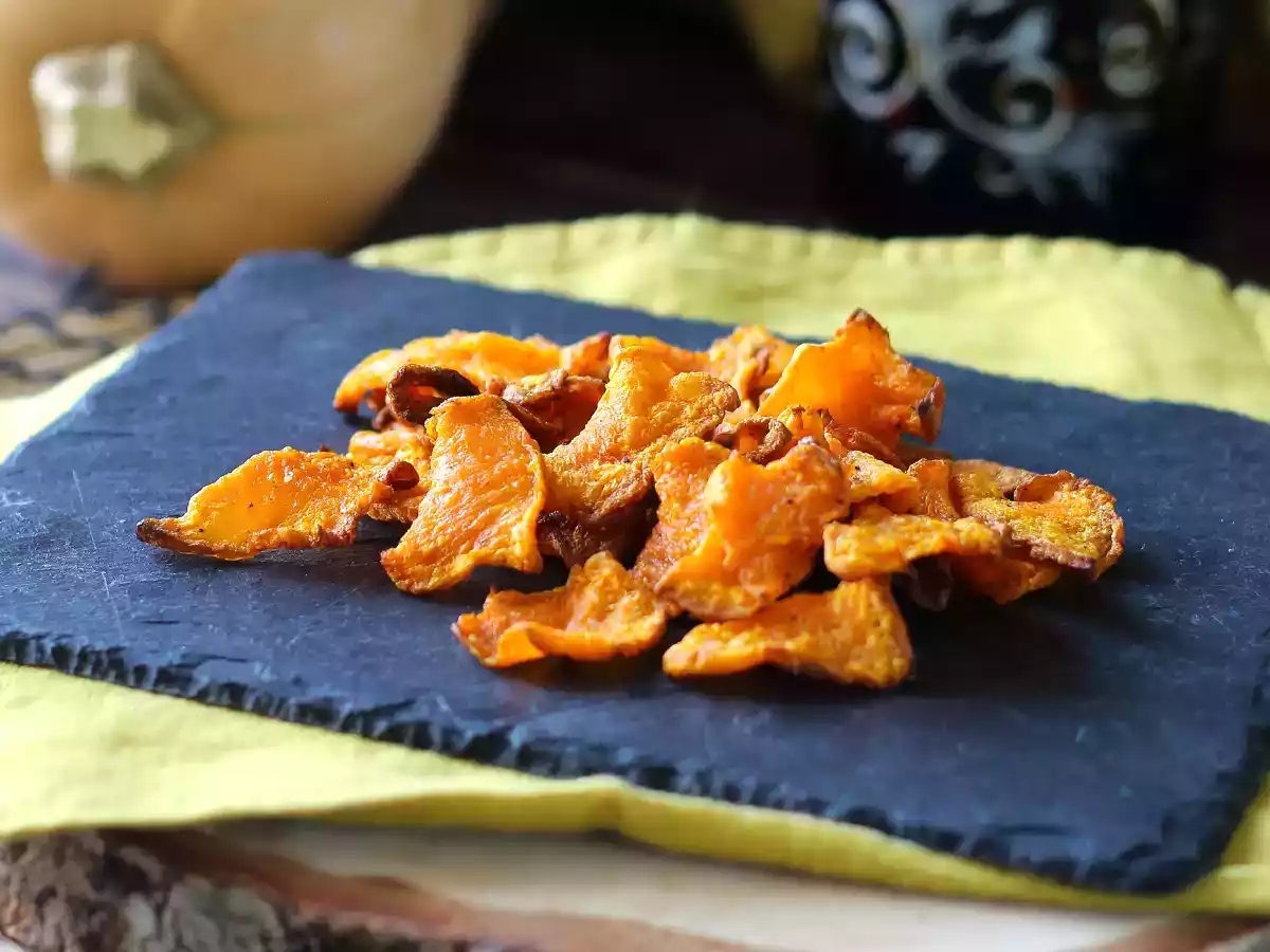 Chipsuri de dovleac în friteuza cu aer - poza 2