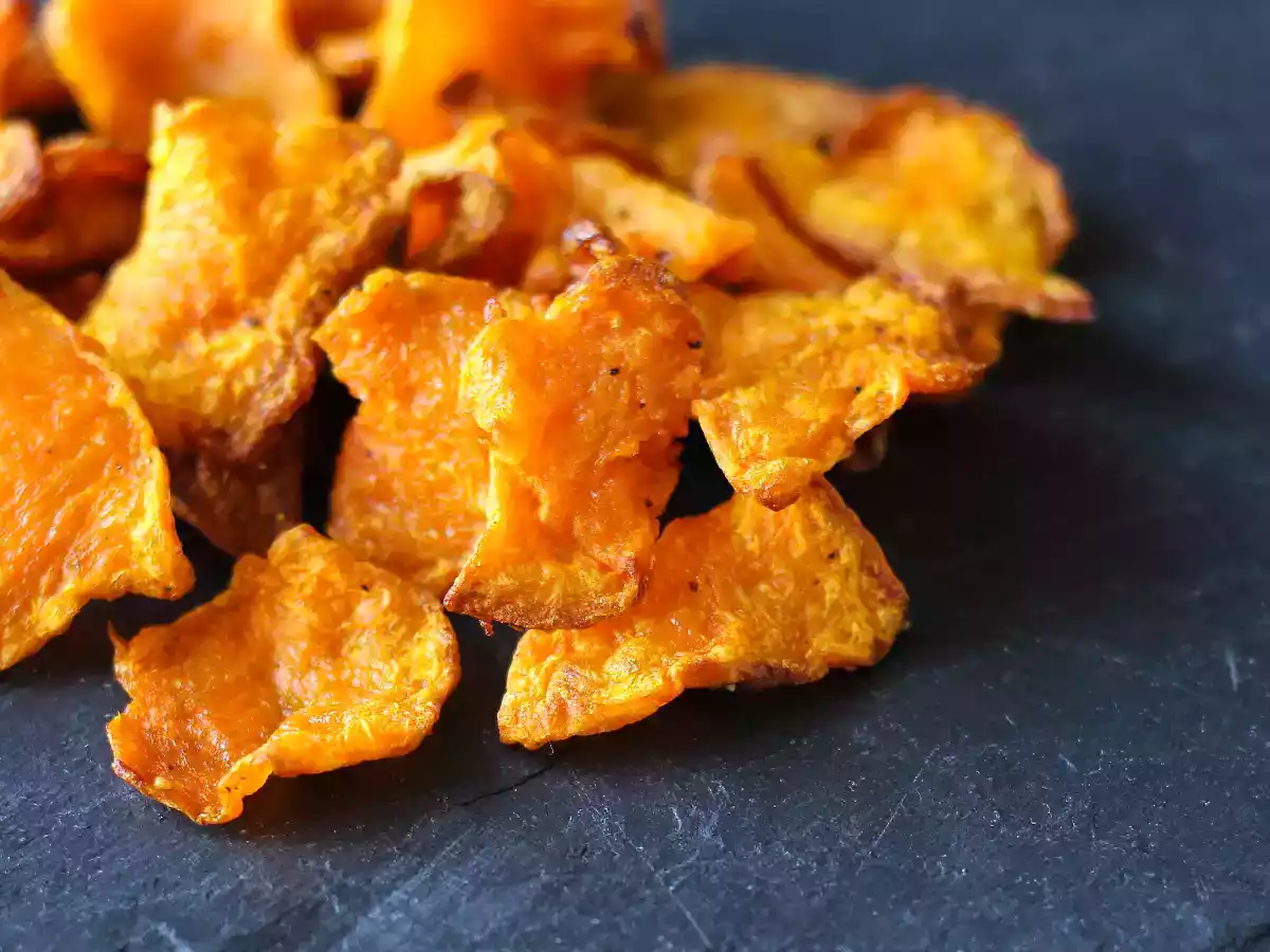 Chipsuri de dovleac în friteuza cu aer - poza 4