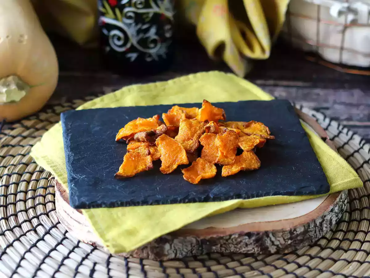 Chipsuri de dovleac în friteuza cu aer - poza 5