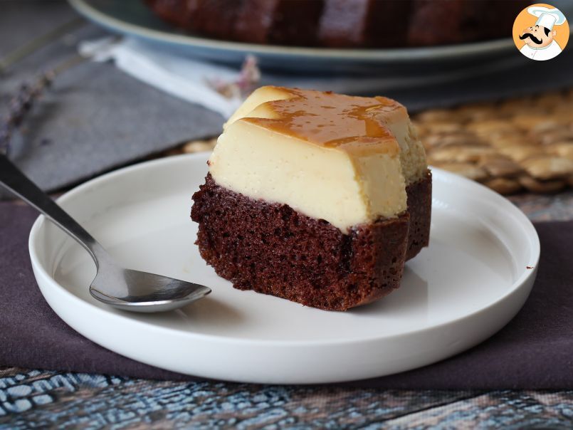 Choco flan, combinația perfectă între un tort moale de ciocolată și un flan cu caramel, poza 8