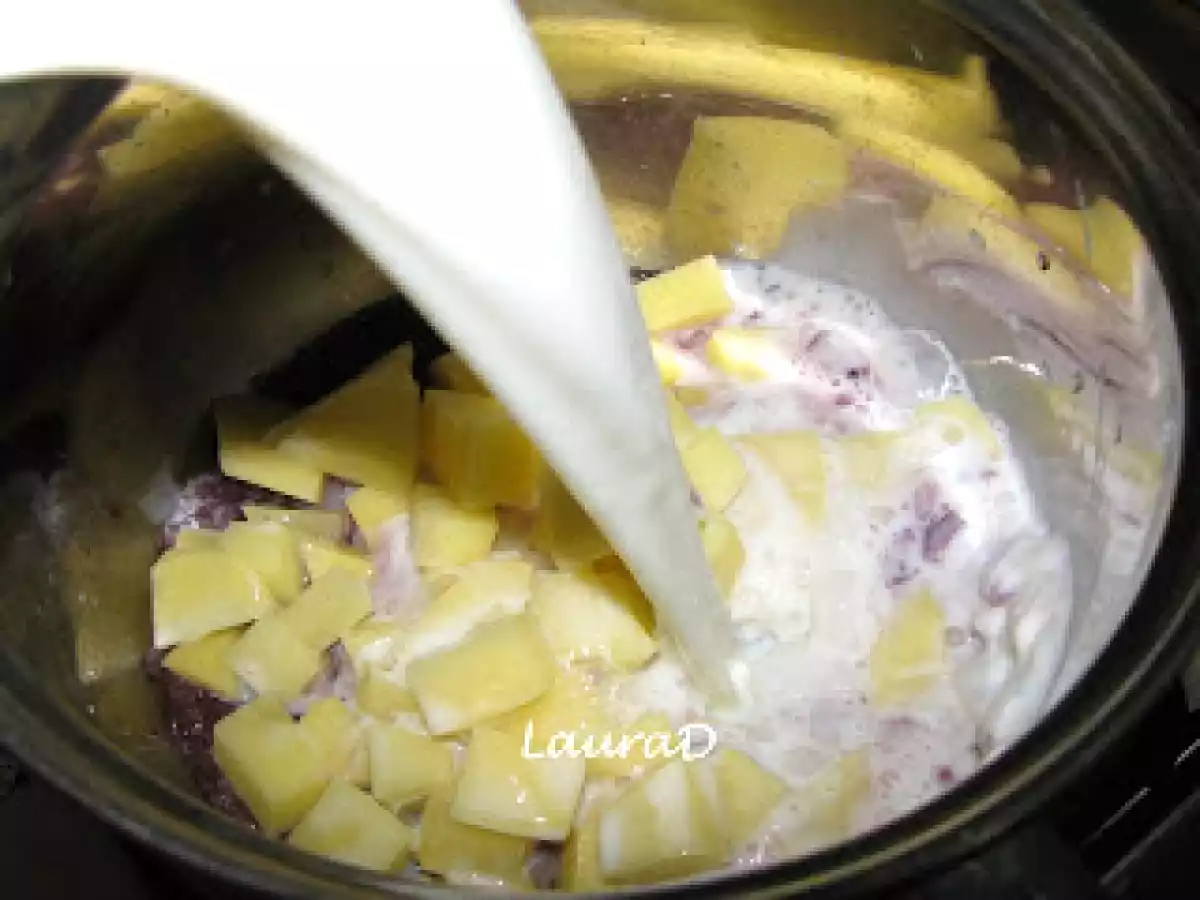 Chowder cu piept de curcan, linte verde si porumb - poza 3