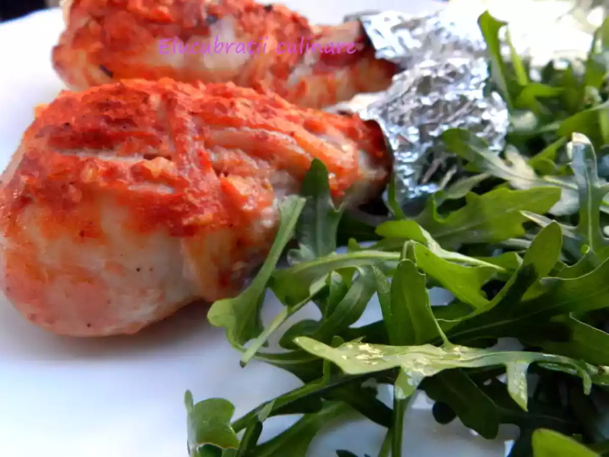 Ciocănele de pui marinate