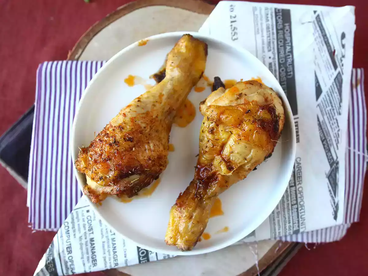 Ciocănele de pui marinate, la cuptor - foarte rapid de făcut! - poza 4