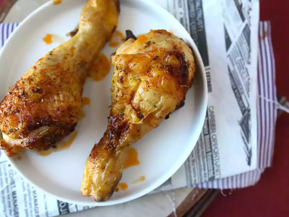 Ciocănele de pui marinate, la cuptor - foarte rapid de făcut! - poza 5