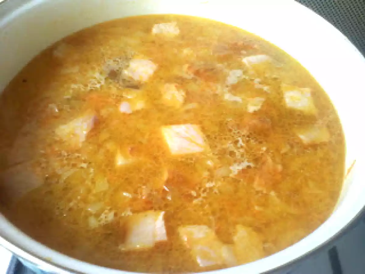 Ciorba de cartofi cu afumatura - poza 5