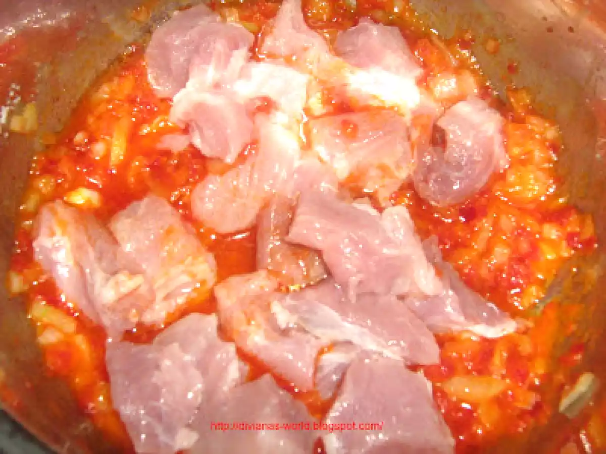 CIORBA DE CARTOFI CU CARNE DE PORC - poza 4