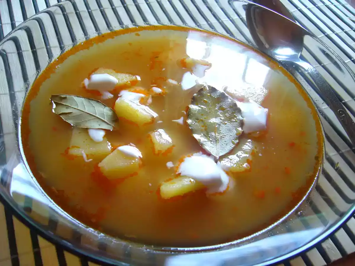 Ciorba de cartofi (de post)