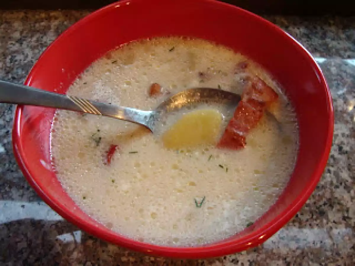 Ciorba de cartofi noi - poza 5