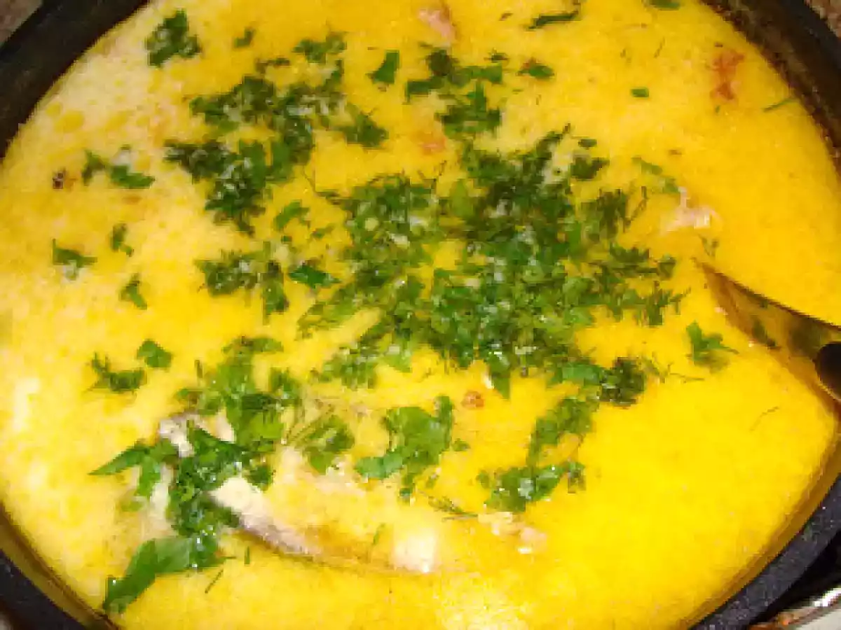 Ciorba de crap cu smantana (fara gust de peste) - poza 6