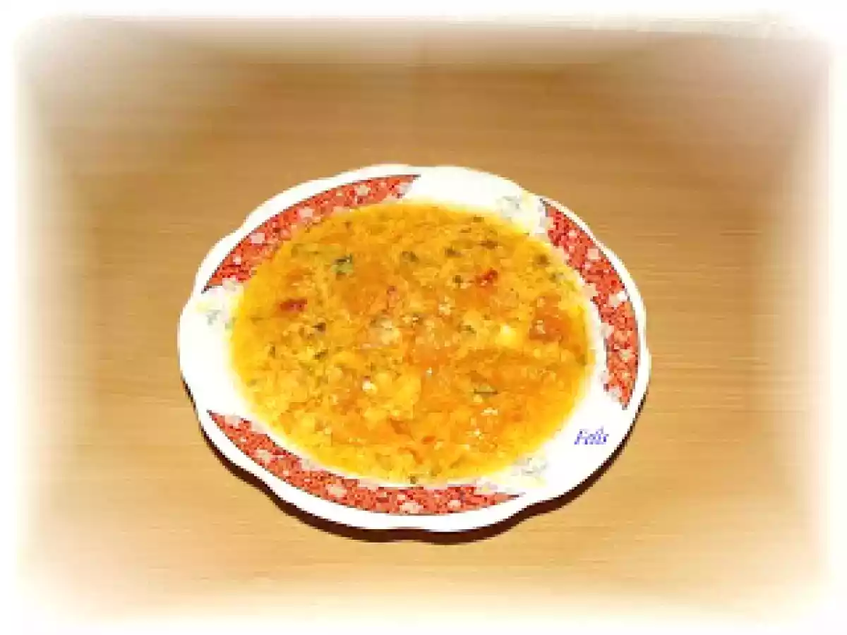 Ciorba de dovleac cu lapte batut