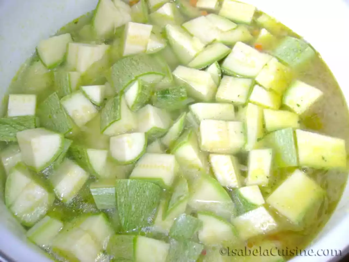 Ciorba de dovlecei - poza 7