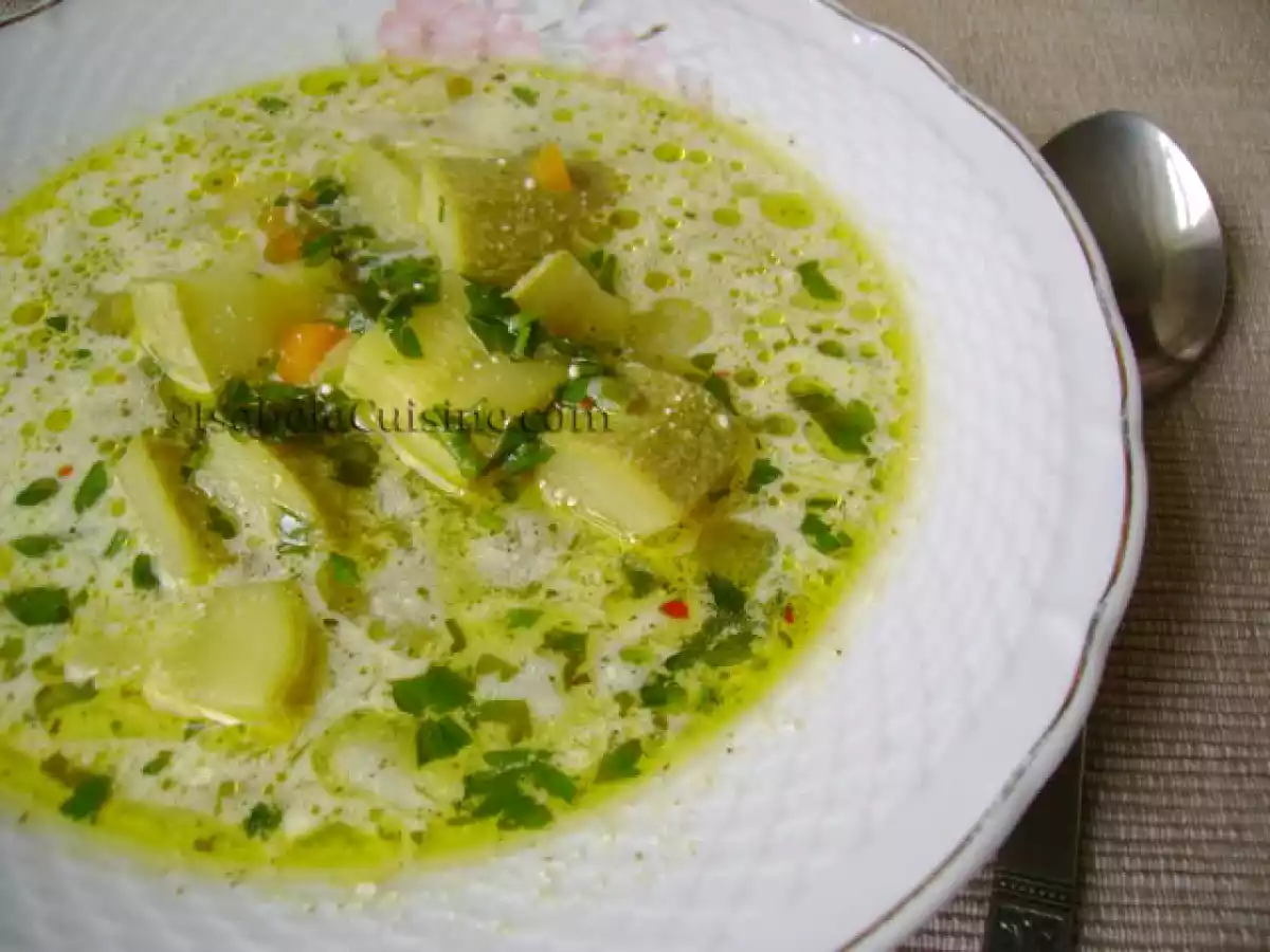 Ciorba de dovlecei - poza 9