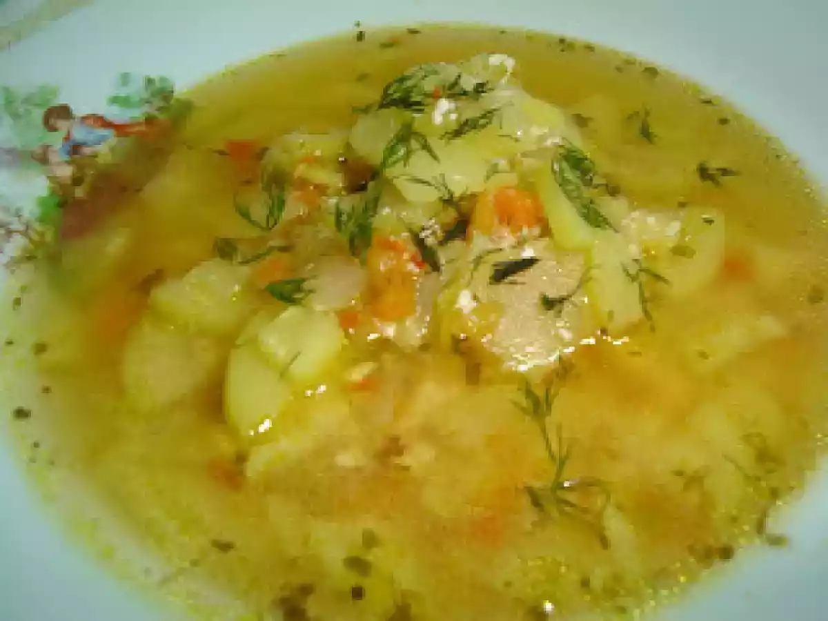 Ciorba de dovlecei cu iaurt - poza 3