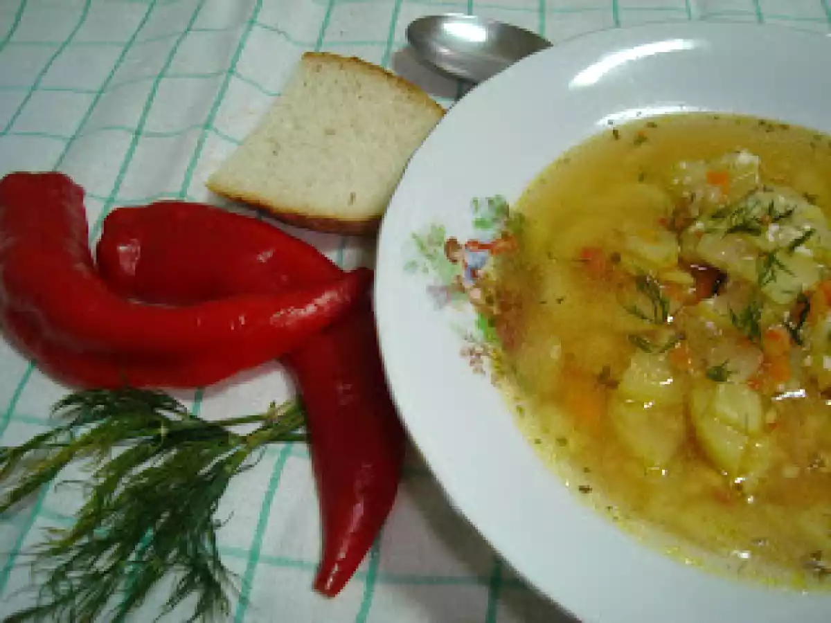 Ciorba de dovlecei cu iaurt - poza 4