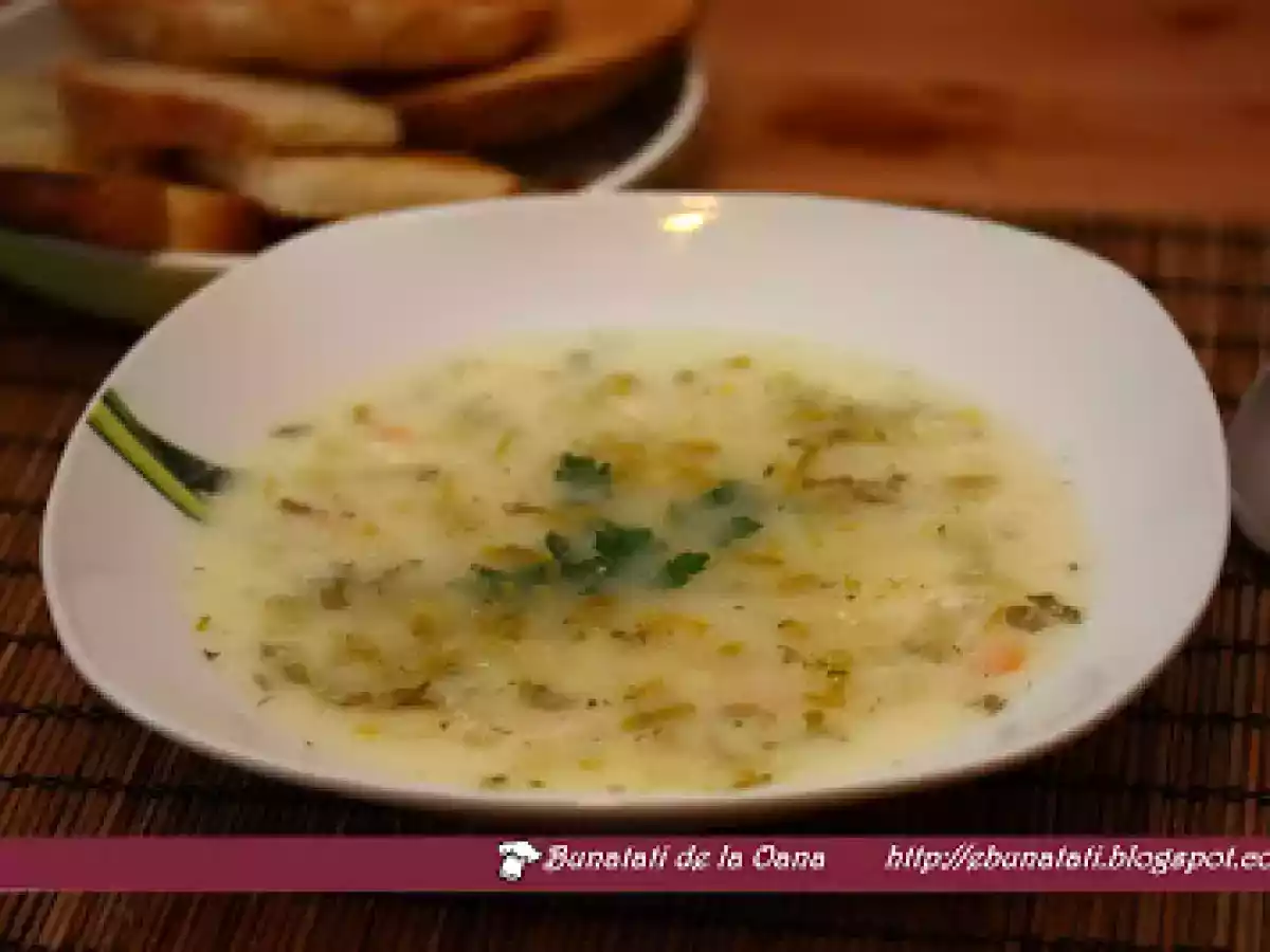 Ciorba de dovlecei cu iaurt - poza 2