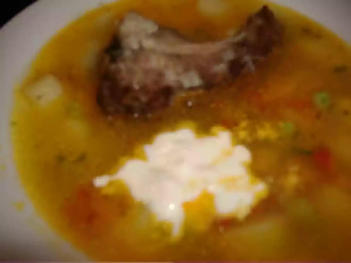 Ciorba de legume cu afumatura - poza 7