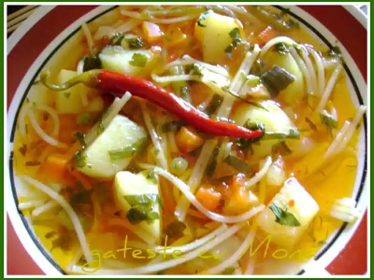 CIORBA DE LEGUME CU TARHON - poza 3