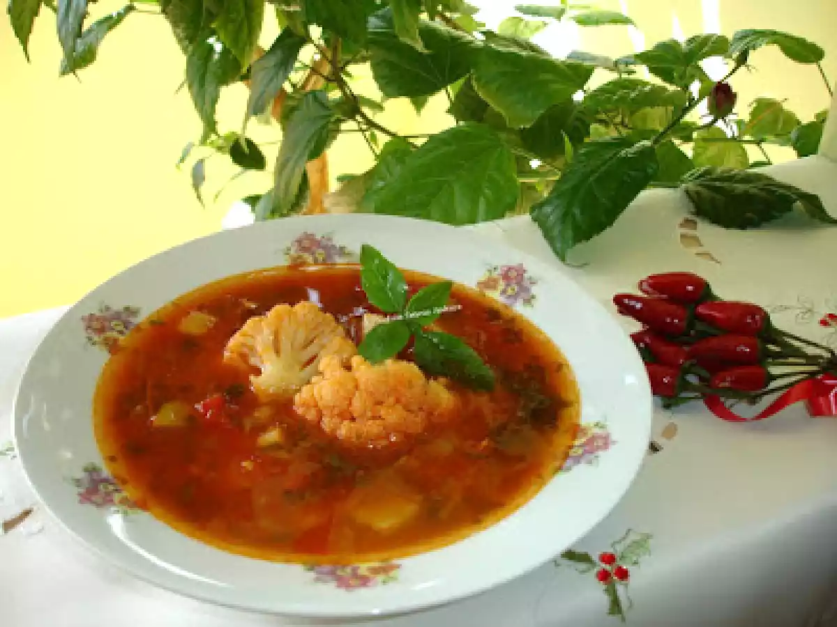 Ciorba de legume si conopida - poza 2