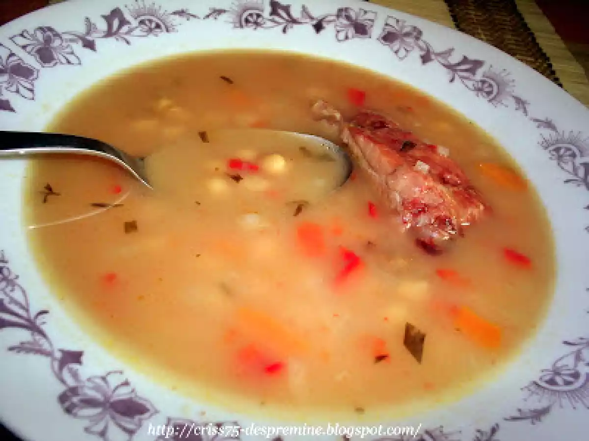 Ciorba de naut cu costita afumata - poza 3