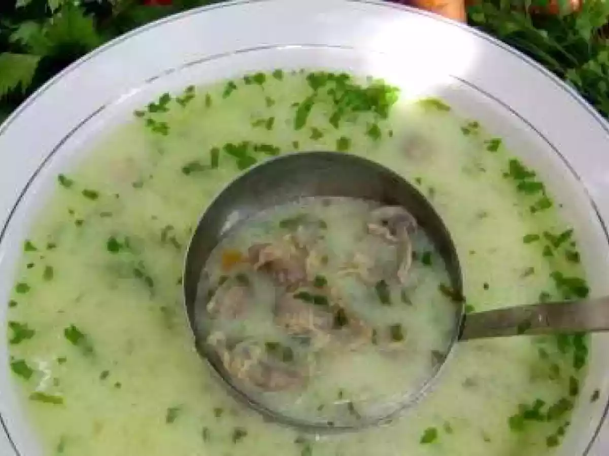 Ciorba de pipote a la grec - poza 2