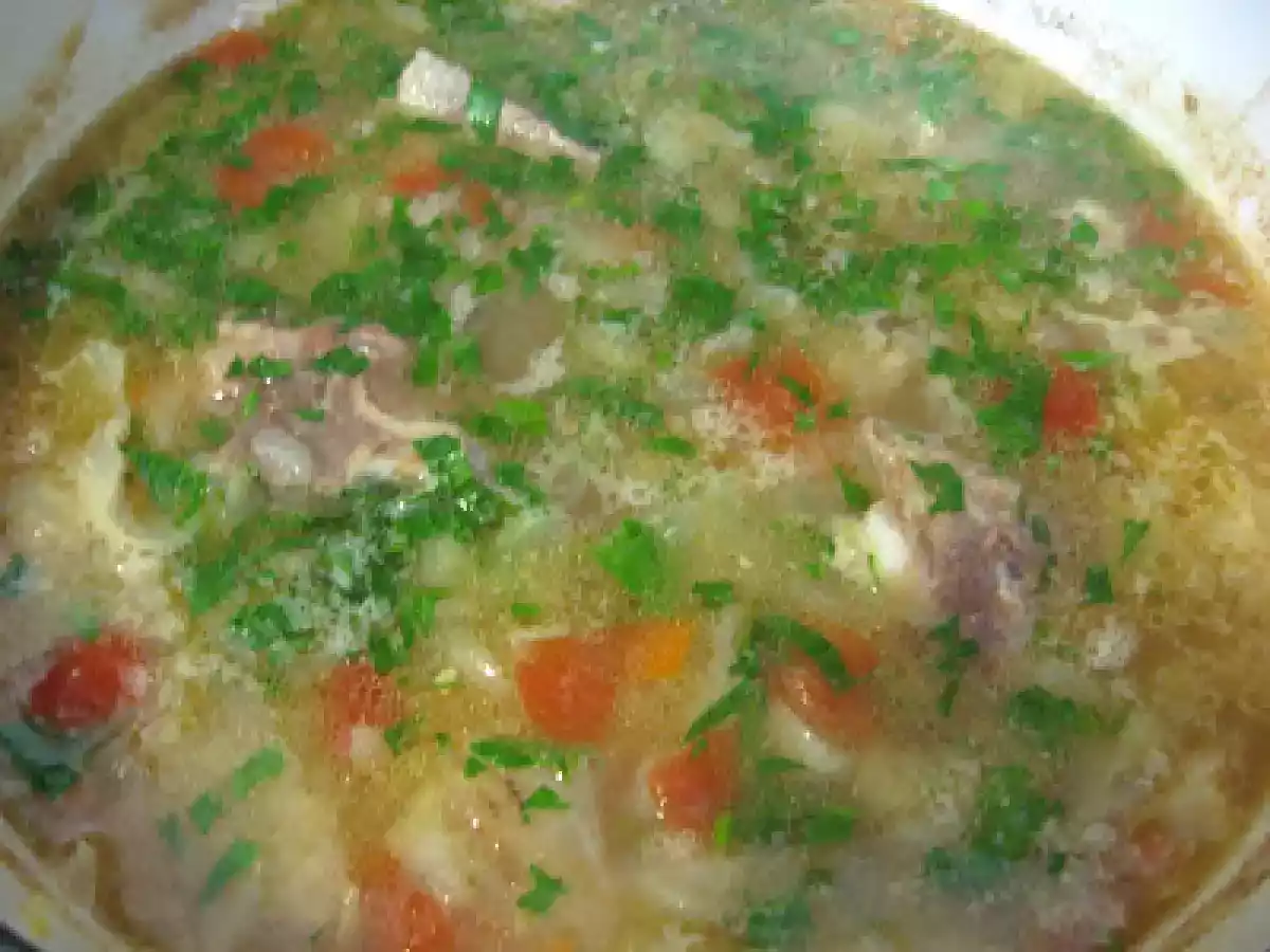 Ciorba de porc cu varza - poza 2