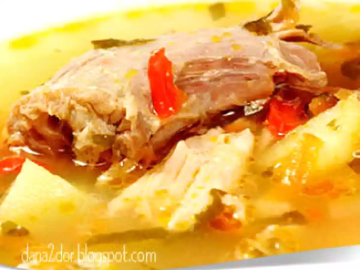 Ciorba de potroace din tacamuri de curcan - poza 2