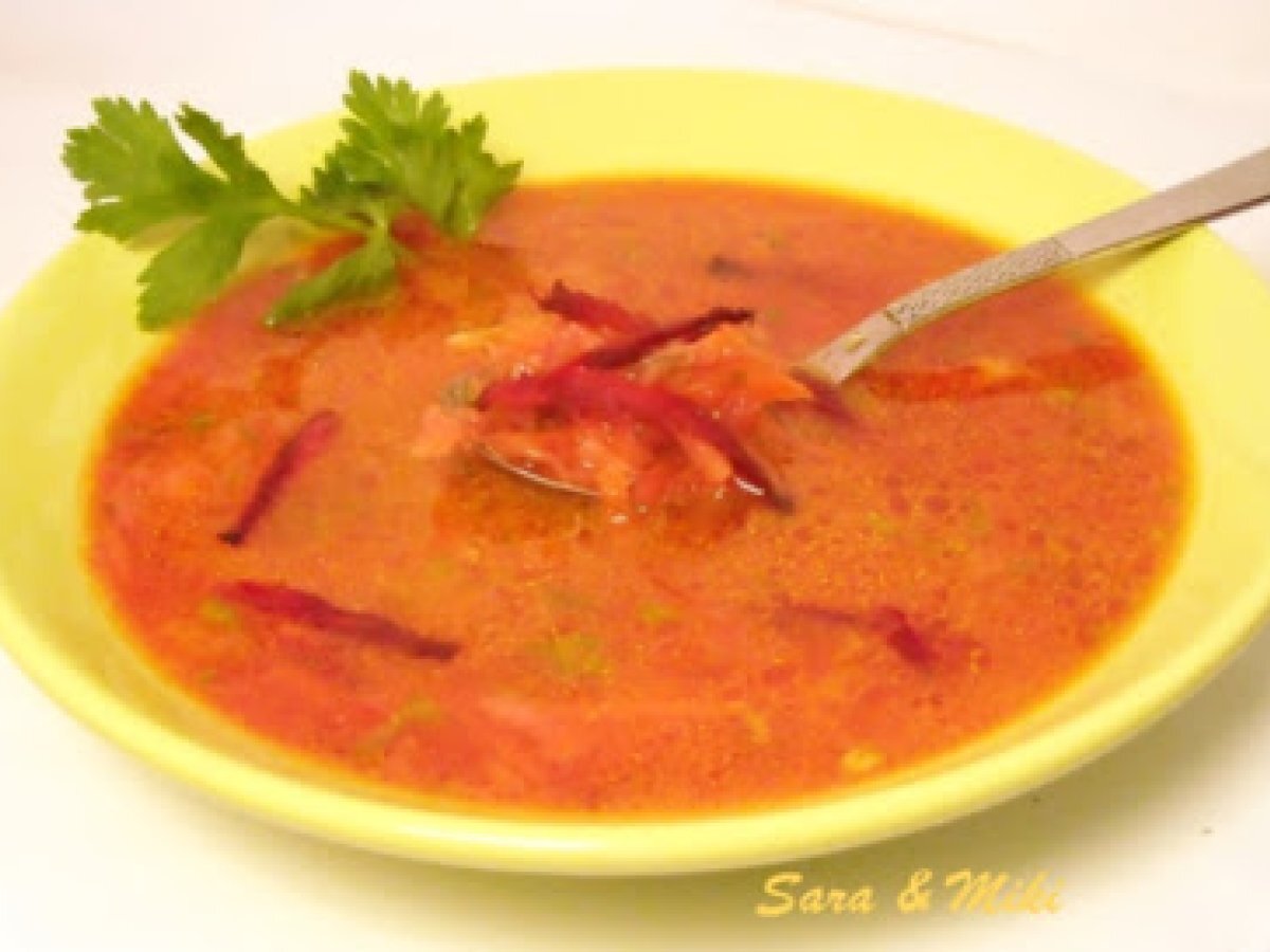 Ciorba de sfecla rosie Rețetă Petitchef