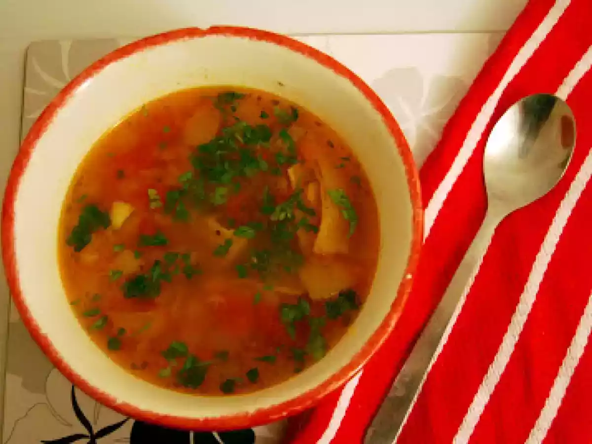 Ciorba de vita cu fasole verde