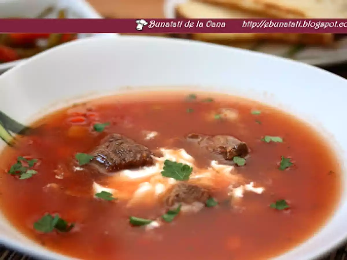 Ciorba taraneasca de vacuta