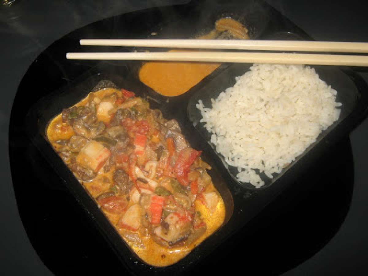 Ciuperci brune picante cu orez, Rețetă Petitchef