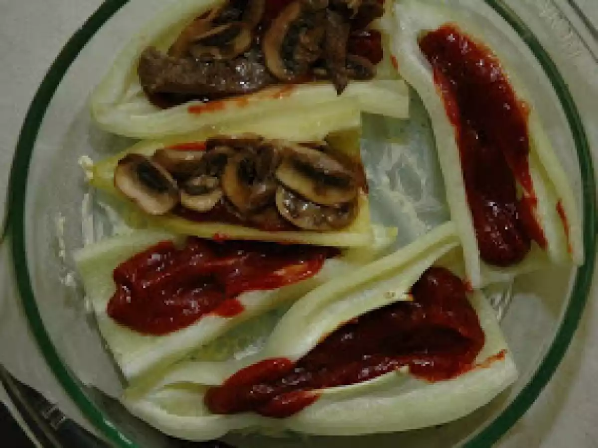 Ciuperci cu ardei la cuptor - poza 3