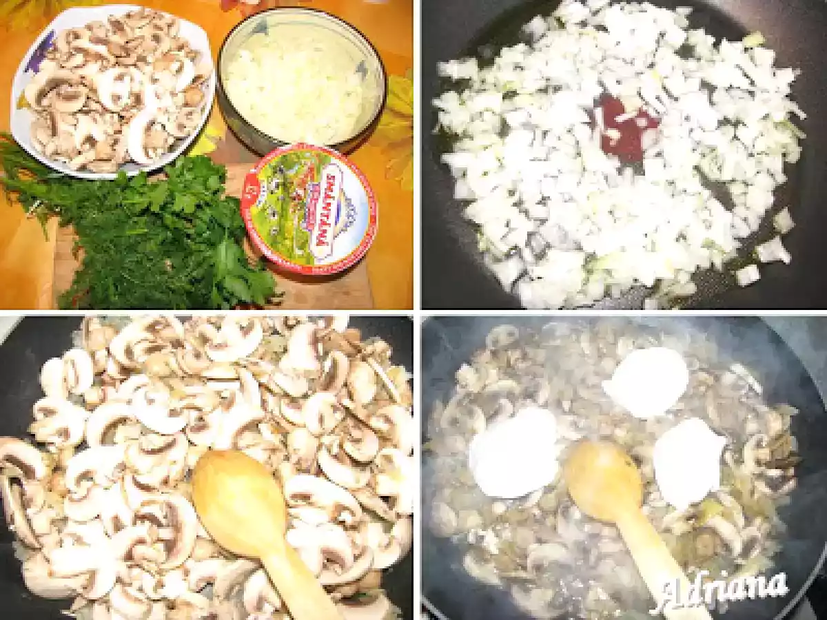 Ciuperci cu smantana si muschi de porc - poza 4