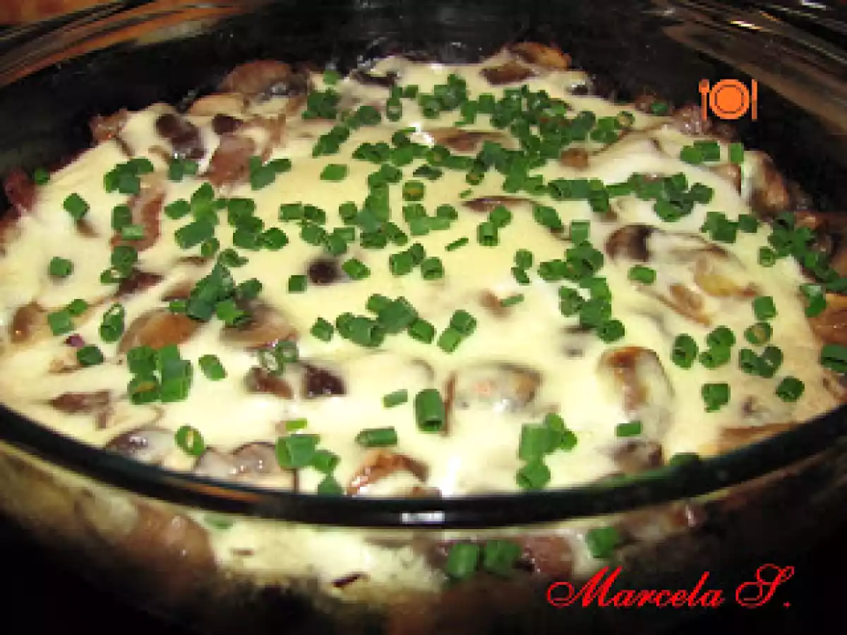 Ciuperci cu sos de smantana la cuptor - poza 2